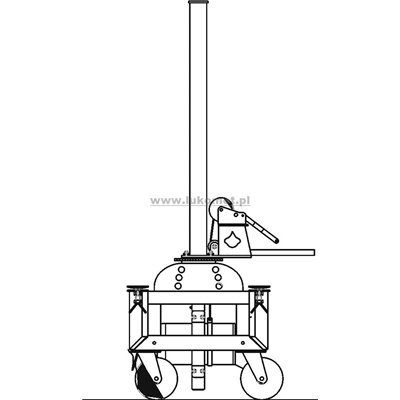 Mieszadło podrusztowe słupowe SG70.slup3