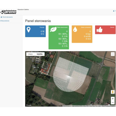 Rolnictwo 4 - P610,H System VRI dla deszczowni mostowej w 4.0