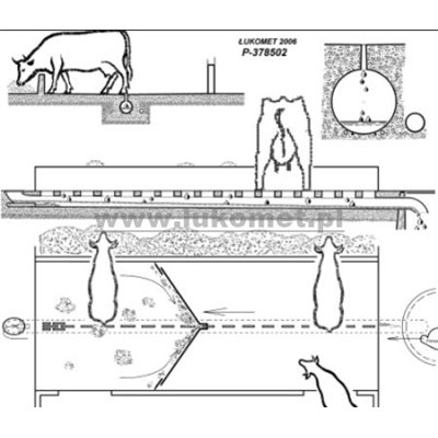ŁUKOSPŁYW KG system do korytarzy gnojowych