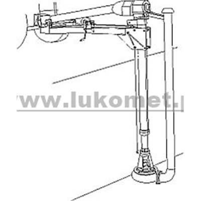 Ciągnikowa, pionowa pompownia odśrodkowa do gnojowicy