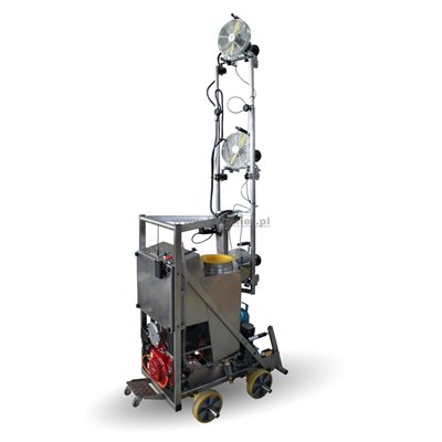 Atomizerowy opryskiwacz - robot szklarniowy