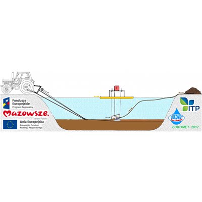 Odmularka przeciągana wydobywanie namułu