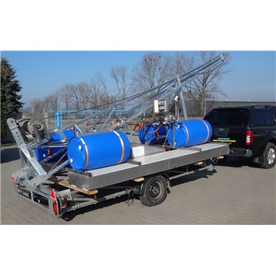 Odmularka przeciągana wydobywanie namułu