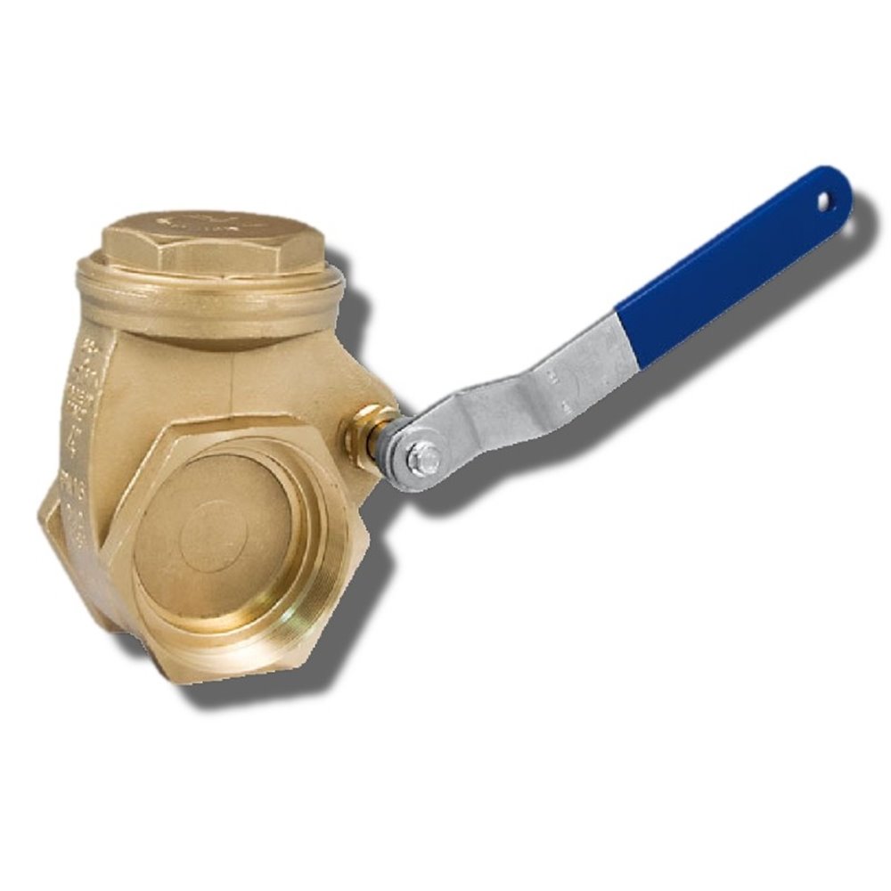 Zasuwy  klinowe mosiężne z dźwignią