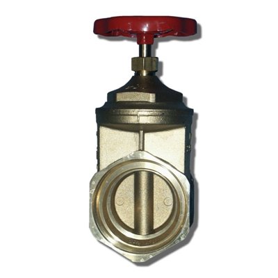 Zasuwy mosiężne z wrzecionem