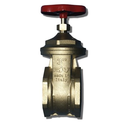 Zasuwy mosiężne z wrzecionem