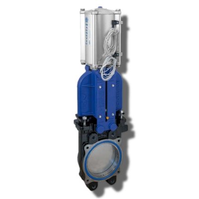 Zasuwy nożowe żeliwne GLADIO