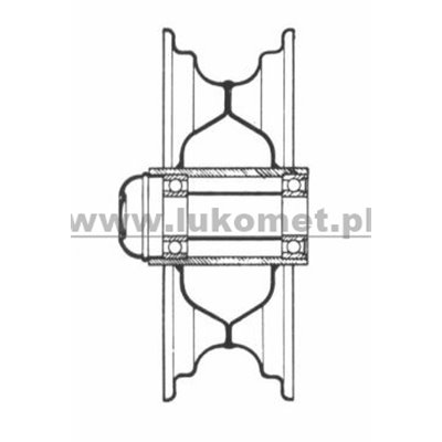 Koła pneumatyczne podwójnie łożyskowane