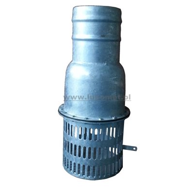 Kosze ssące z zaworem stopowym, proste do węża