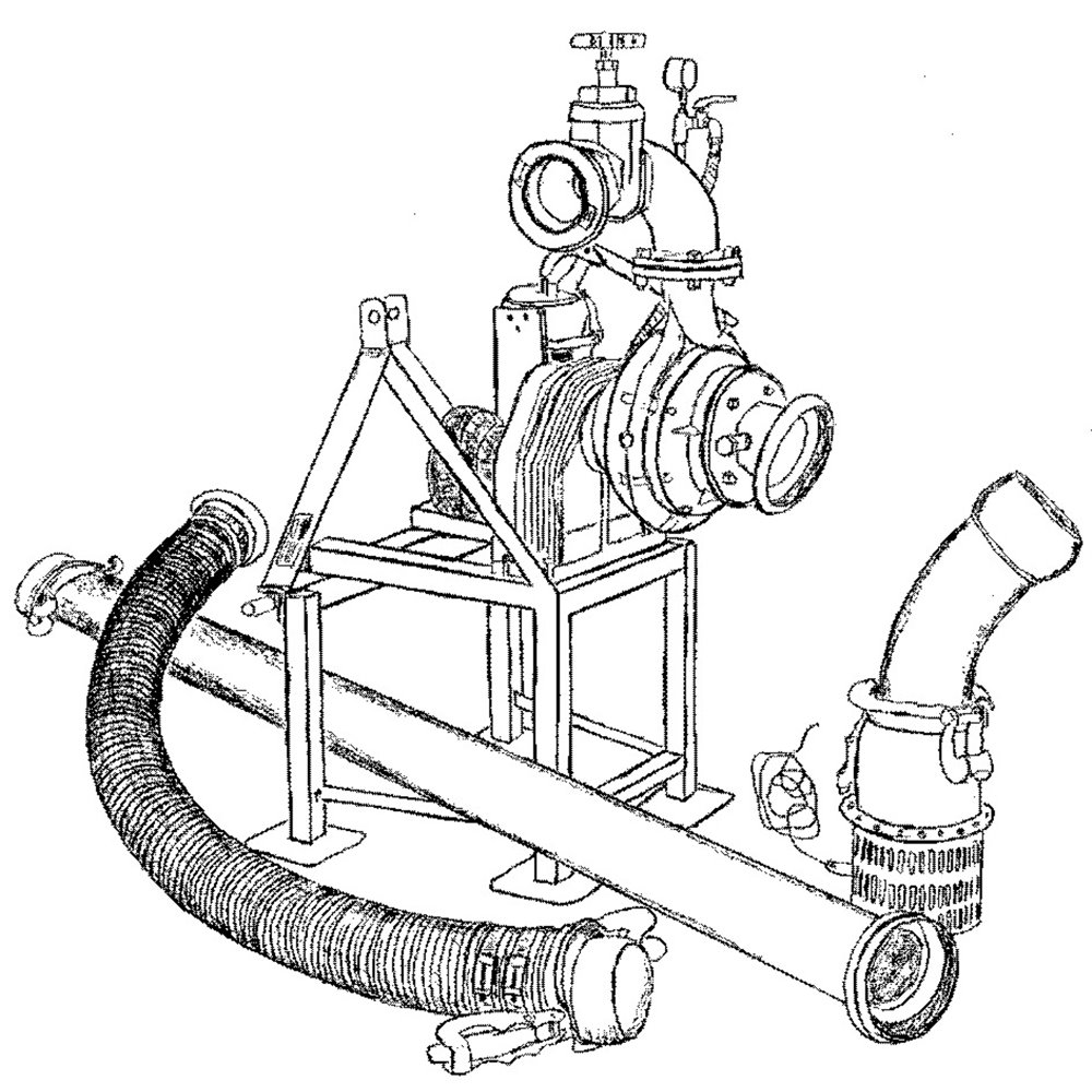 C000 Pompownie ciągnikowe systemów deszczuj.