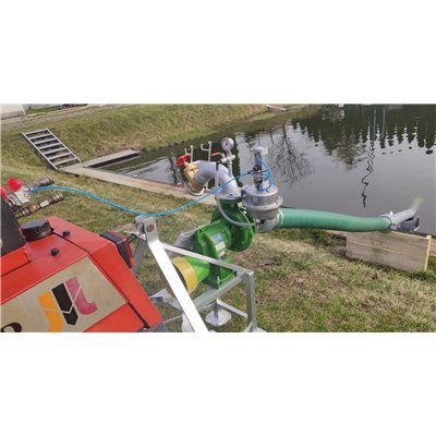 Próżniowe zawadnianie wspomagane pneumatyką ciągnika