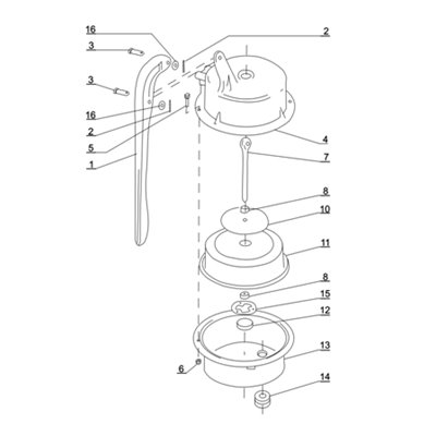 Ręczna próżniowa pompa membranowa PAM