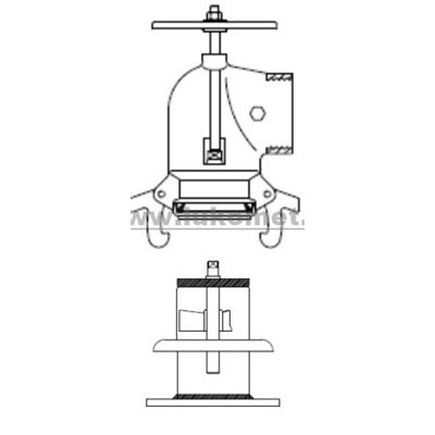 Łuki hydrantowe hakowe