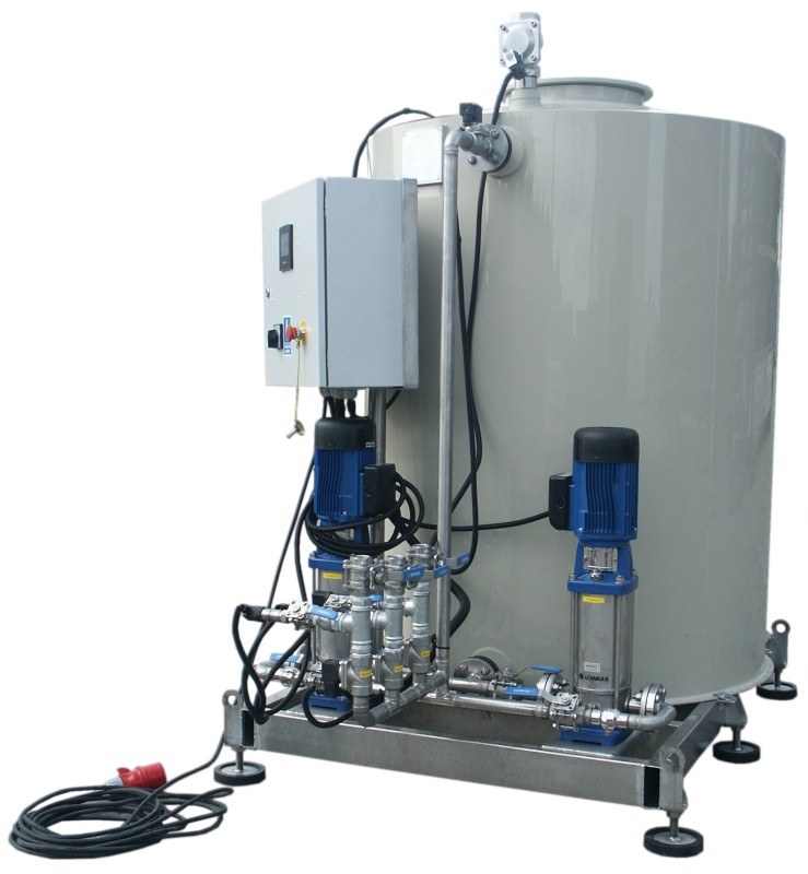 System zasilania wody dejonizowanej