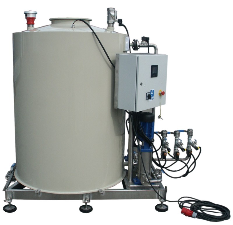 System zasilania wody dejonizowanej