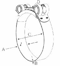 Opaski zaciskowe metalowe ATLANTIC serii Gold